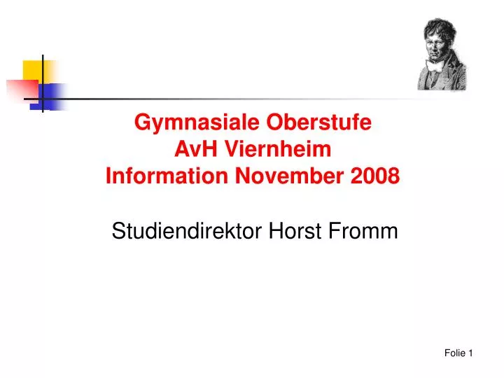 gymnasiale oberstufe avh viernheim information november 2008