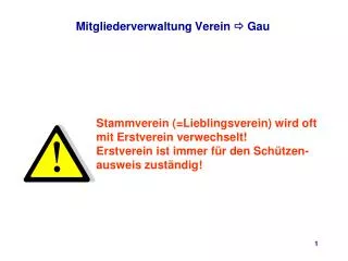 mitgliederverwaltung verein gau