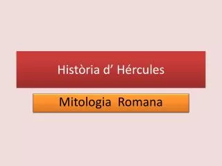 hist ria d h rcules