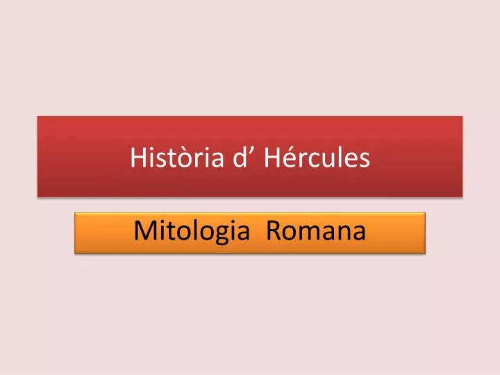 hist ria d h rcules