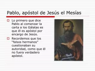 pablo ap stol de jes s el mes as