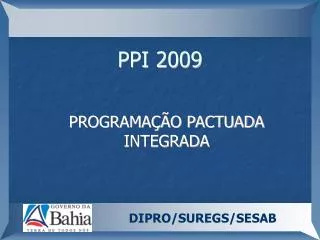 programa o pactuada integrada