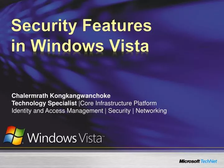 security features in windows vista