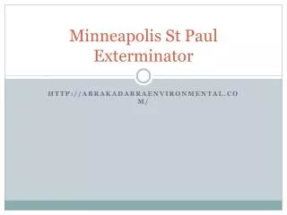 Minneapolis St Paul exterminator