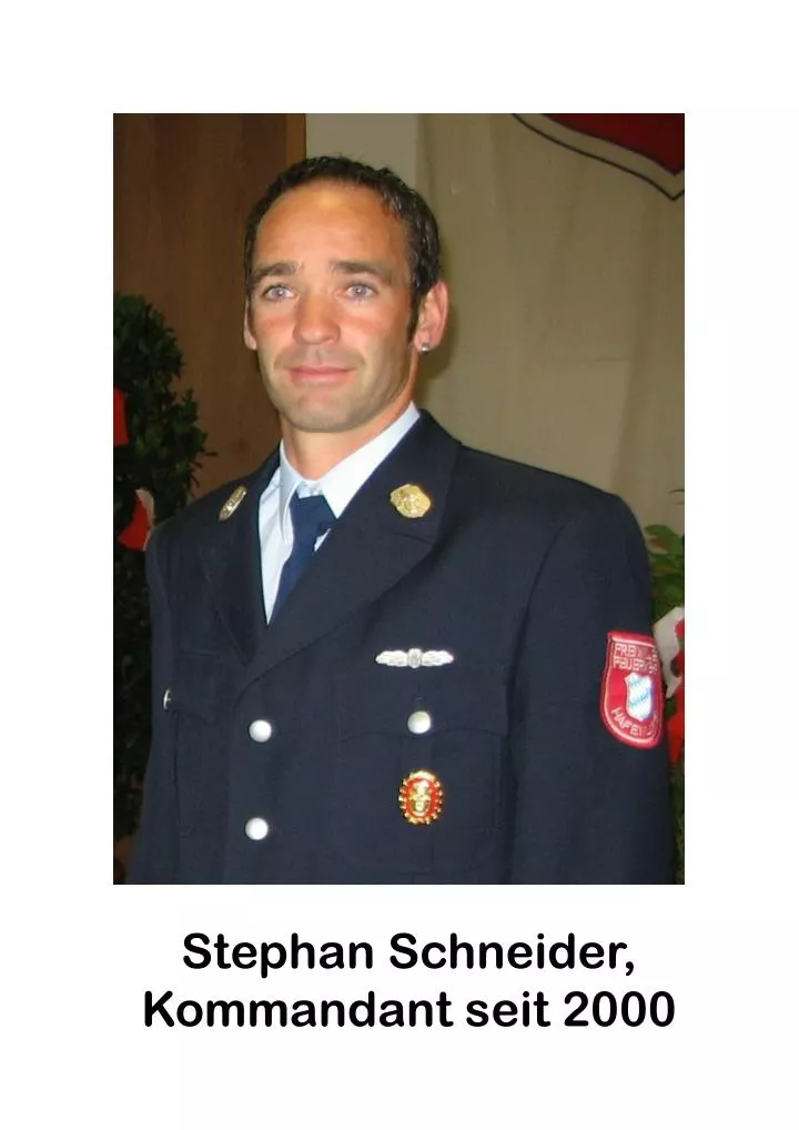 stephan schneider kommandant seit 2000