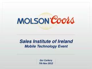 Sales Institute of Ireland Mobile Technology Event