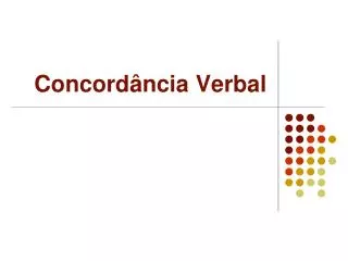 concord ncia verbal