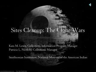 Sites Cleanup: The Clone Wars