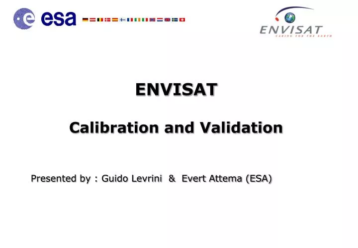 envisat calibration and validation
