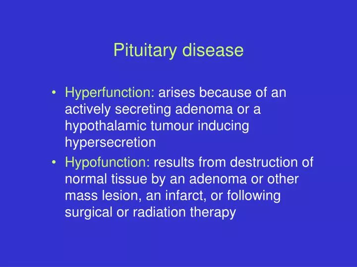 pituitary disease