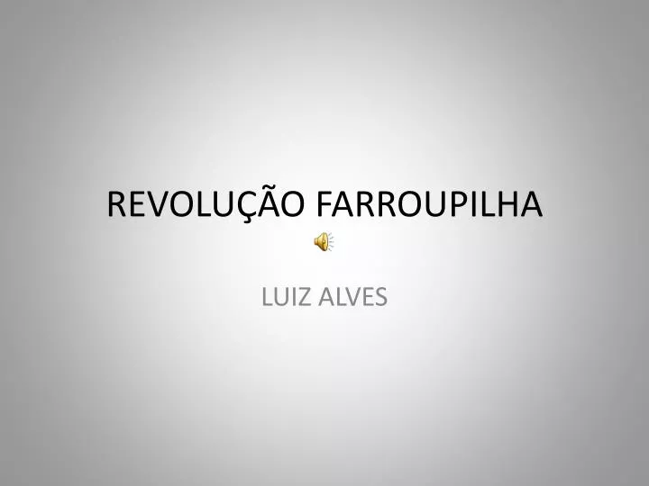 revolu o farroupilha