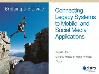 Connecting Legacy Systems to Mobile and Social Media Applications