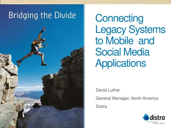 connecting legacy systems to mobile and social media applications