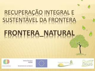 recupera o integral e sustent vel da frontera frontera natural