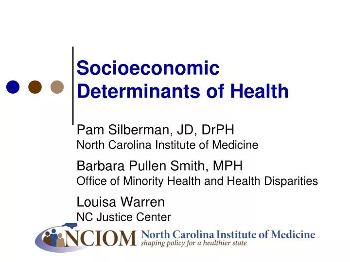 socioeconomic determinants of health
