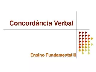 concord ncia verbal