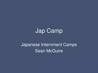 Jap Camp