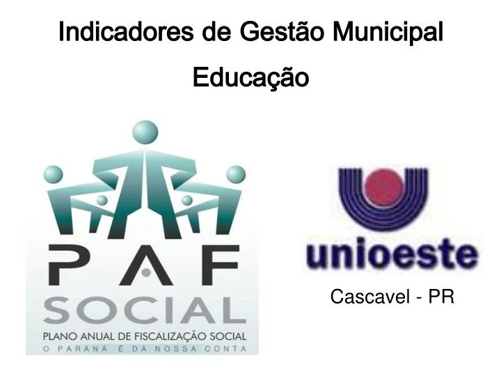 indicadores de gest o municipal educa o