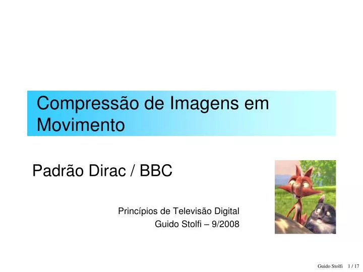 compress o de imagens em movimento