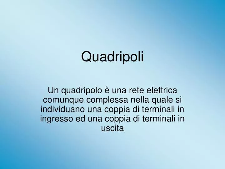 quadripoli