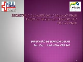 secretaria de sa de do estado do piau hospital regional justino luz picos piau