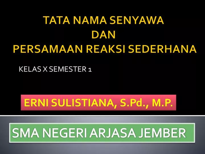 kelas x semester 1