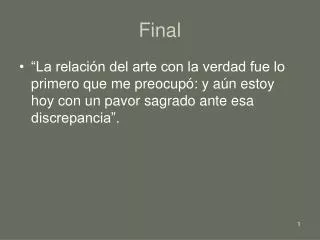 final