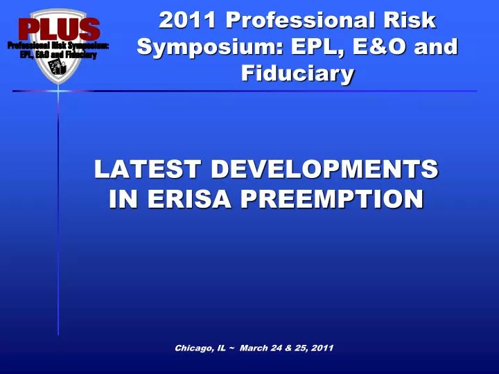 latest developments in erisa preemption