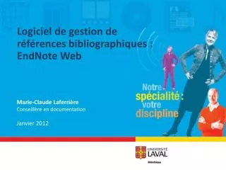 logiciel de gestion de r f rences bibliographiques endnote web