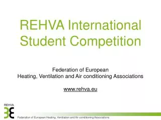REHVA International Student Competition
