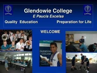 Glendowie College E Paucis Excelsa Quality Education Preparation for Life