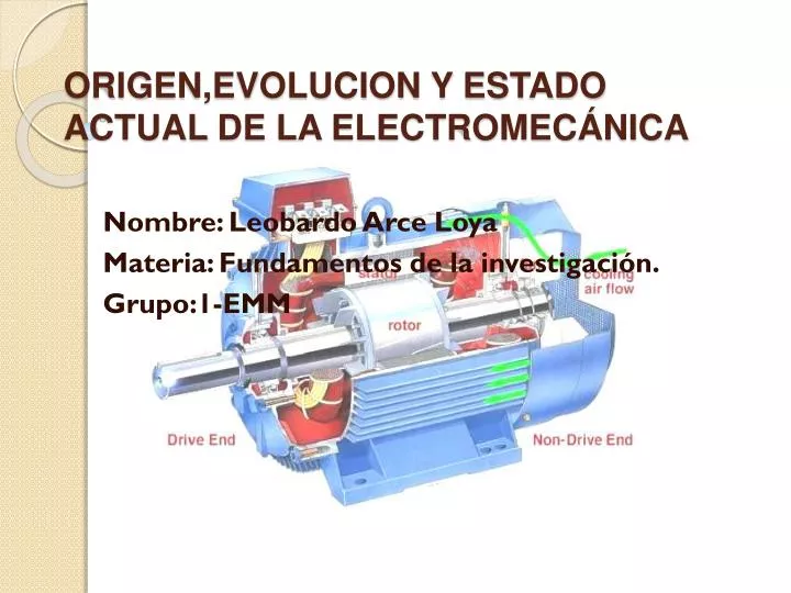 origen evolucion y estado actual de la electromec nica