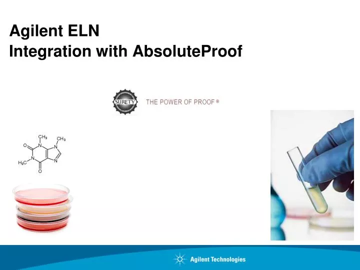 agilent eln integration with absoluteproof