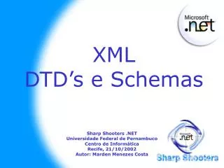 xml dtd s e schemas