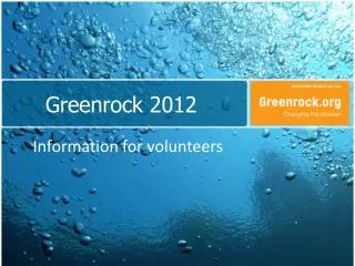 Greenrock 2012