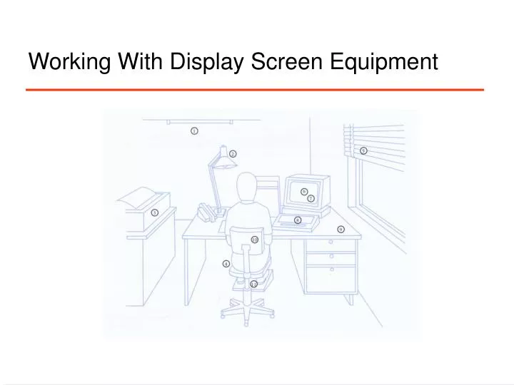 working with display screen equipment