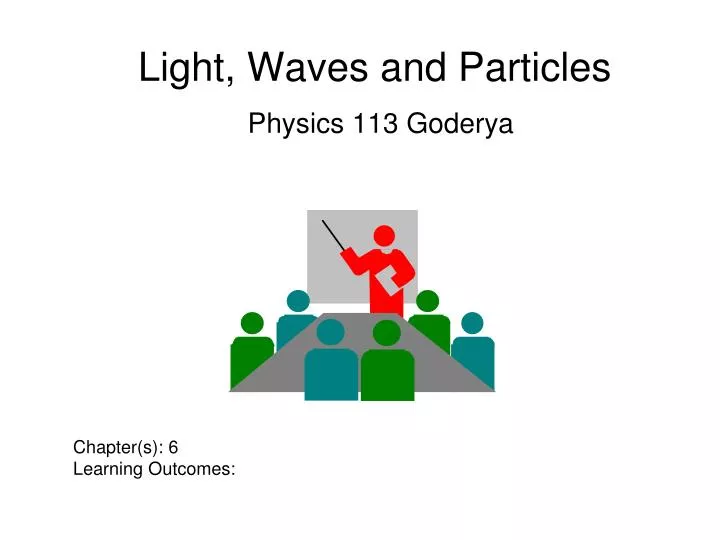 light waves and particles