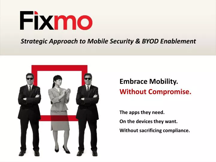 strategic approach to mobile security byod enablement