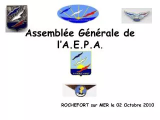 assembl e g n rale de l a e p a
