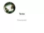 Teste - slide 1
