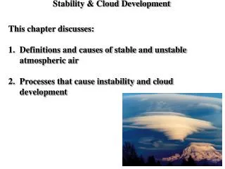 Stability &amp; Cloud Development