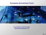 European Investment Fund - slide 1
