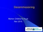 Decommissioning - slide 1