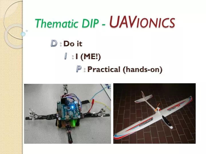 thematic dip uav ionics