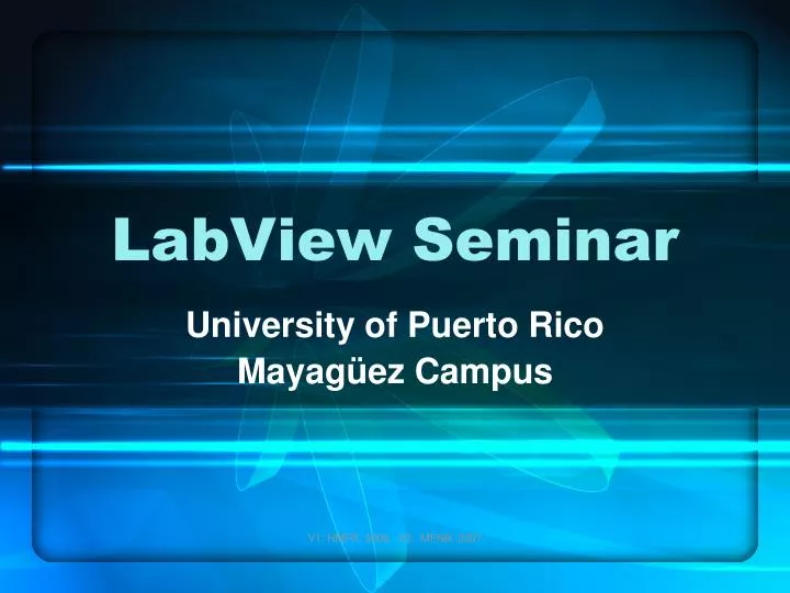 labview seminar