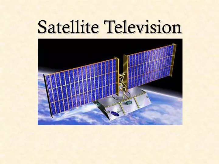satellite television