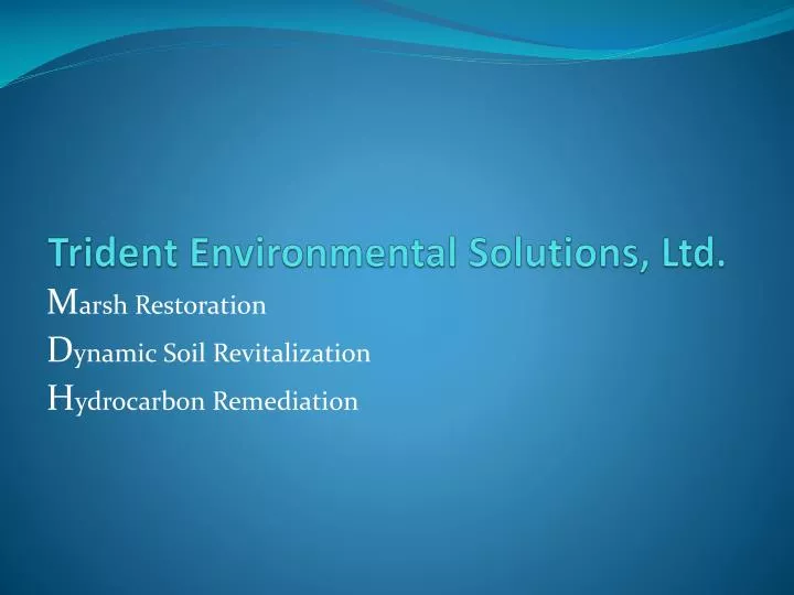 trident environmental solutions ltd
