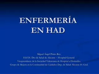 enfermer a en had