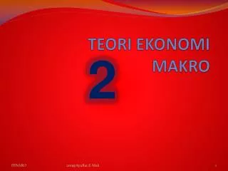 teori ekonomi makro
