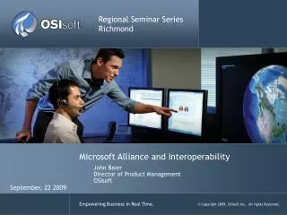 Microsoft Alliance and Interoperability